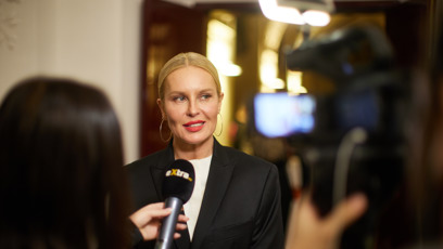 FOTO: Simona Krainová na "listening session" Majka Spirita.