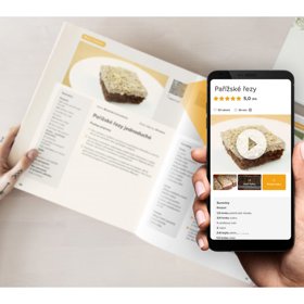 U každého z receptů je QR, který vás navede na web s videonávodem.