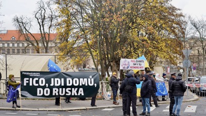 FOTO: Robert Fico se měl sejít s Petrem Fialou.