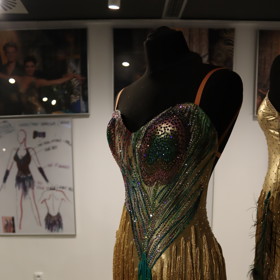 Šaty tanečnice Evy Krejčířové.