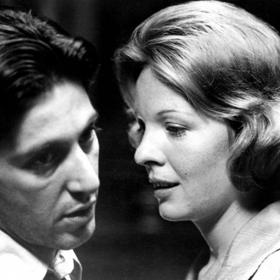 Diane Keaton a Al Pacino ve snímku Kmotr.