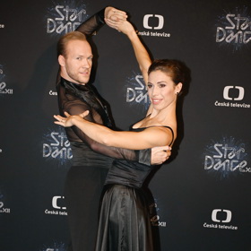Eva Adamczyková a Jakub Mazůch zatancovali paso doble.