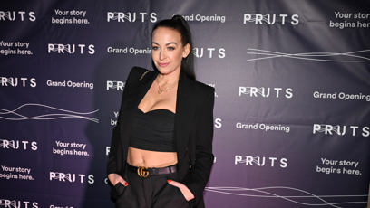 FOTO: Agáta Hanychová přišla celá v černém.