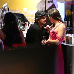 Sagvan Tofi a Andrea Kalousová  se od sebe po celý večer skoro nehnuli ani na krok. 