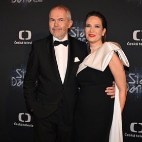 Tereza Kostková a Marek Eben spolu moderují StarDance od roku 2006.