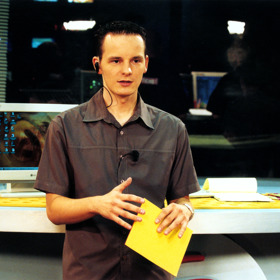 Vítek Havliš v roce 2002, pouhý rok poté, co na televizní obrazovce začínal.