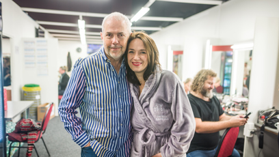 FOTO: Moderátoři StarDance Tereza Kostková a Marek Eben.