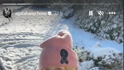 FOTO: Agáta Hanychová se chlubí svýma holčičkama.