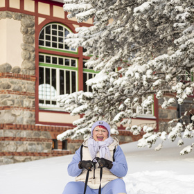 Mirka van Gils Slavíková miluje zimu a sníh, byť strávila v minulosti hodně času v Africe.