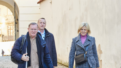 FOTO: První dáma Eva Pavlová uspořádala tiskovku.