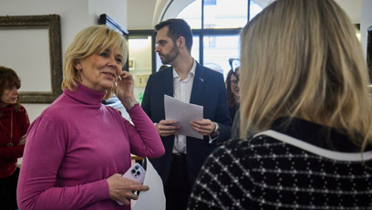 FOTO: První dáma Eva Pavlová uspořádala tiskovku.