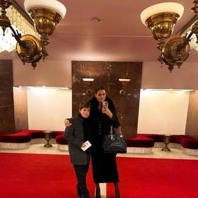 Ornella a Quentin Koktovi si společný večer moc užili.