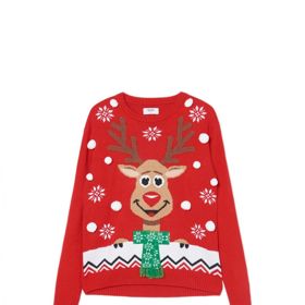 Tradiční vánoční motiv na svetru od značky Cropp, 399 Kč.