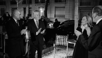 FOTO: Petr Pavel na zahraniční cestě ve Francii, kde nechyběla ani Dagmar Havlová.