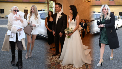 FOTO: Móda ze svatby Agáty Hanychové.