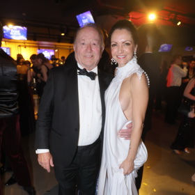 Petr Janda na letošním předávání cen Český slavík s manželkou Alicí.