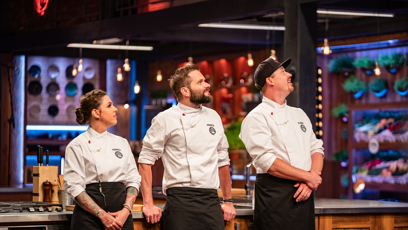 FOTO: Tři nejlepší kuchaři letošní řady.