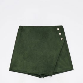 Sukně z umělého semiše, Mohito, 499 Kč.