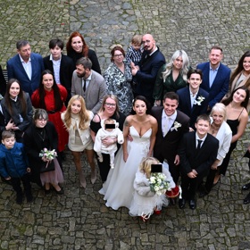 Svatba Agáty Hanychové a Miroslava Dopity.