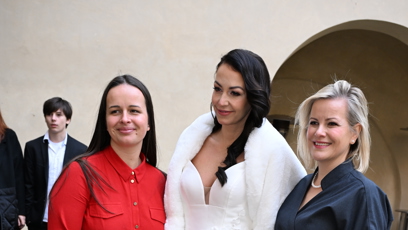 FOTO: Nevěsta Agáta Hanychová.