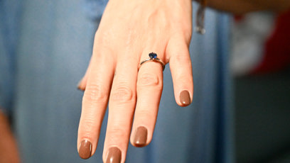 FOTO: Agáta Hanychová ukázala zásnubní prsten.