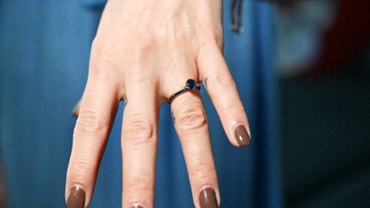 FOTO: Agáta Hanychová ukázala zásnubní prsten.