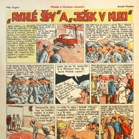 Ježek v kleci. Snad nejznámější příběh Rychlých šípů.