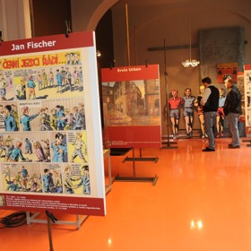 Výstava věnována Rychlým šípům (2010).