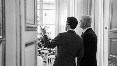 FOTO: Petr Pavel a Emmanuel Macron ve Francii.