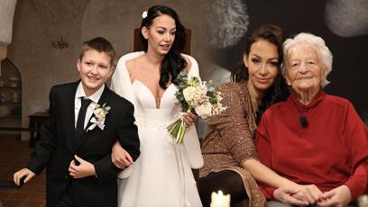 FOTO: Svatební kyticí se inspirovala u babičky Olgy.