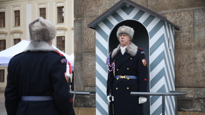 FOTO: Poslední rozloučení se koná na Pražském hradě.