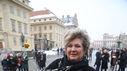 FOTO: Rozloučit se přišla i 1. místopředsedkyně Poslanecké sněmovny Věra Kovářová (STAN).