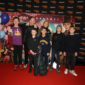 Muzikant Michal Dvořák dorazil se svými syny Františkem a Michalem a dalšími členy dětského osazenstva.