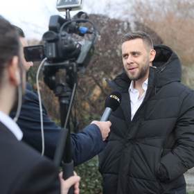 Bratr nevěsty Vincent Navrátil.