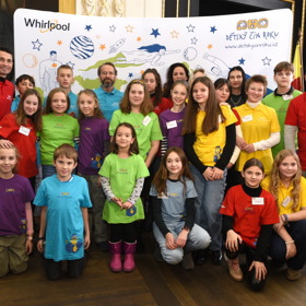 Vítězové všech kategorií Dětský čin roku se sešli začátkem prosince na pražské Staroměstské radnici.