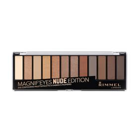 Použila paletku Magnif'Eyes Nude Edition od RImmel za 399 Kč. 
