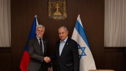 FOTO: Petr Pavel po jednání s předsedou vlády Izraele.