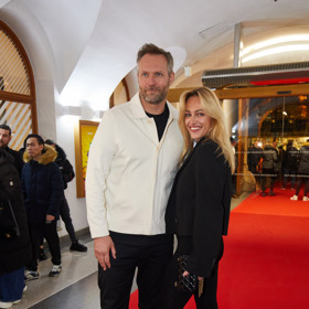 Modelka Renata Langmannová doprovázela svého manžela Ondřeje Novotného.