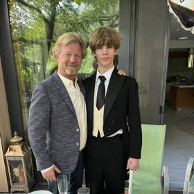 Mladší syn Maroše Kramára Marko oslavil patnáctiny.