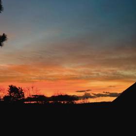 Poslední dobou Anička ráda sdílí na sociálních sítích východy slunce.