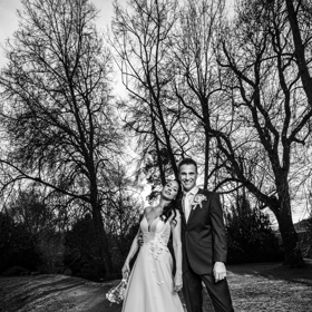 Agáta Hanychová ypadala ve svatebních šatech nádherně.