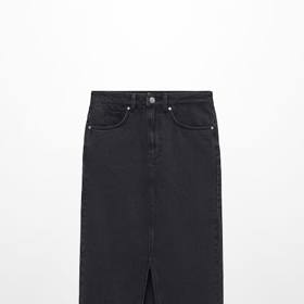 Džínová sukně v midi délce, Mango, 999 Kč