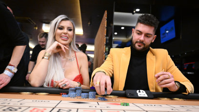 FOTO: Lela Ceterová si večer užívala ve společnosti fotografa Petra.