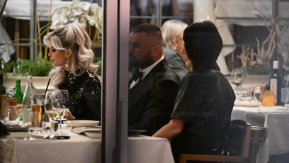 FOTO: Karlos Vémola vzal Lelu na večeři.