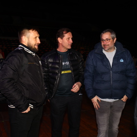 Jaromír Soukup na místě zápasu.