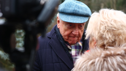 FOTO: Felix Slováček dorazil na pohřeb Pavla Vondry.