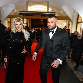 Karlos Vémola s manželkou Lelou rozdávali úsměvy na všechny strany.