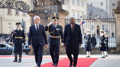 FOTO: Petr Pavel a prezident Angolské republiky.