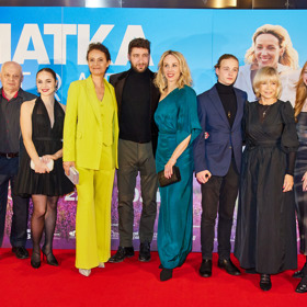 Marek Němec nechyběl na premiéře Matka v trapu. 