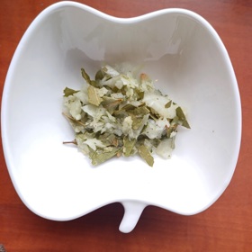 Hrubá směs by měla vypadat přibližně takto. 